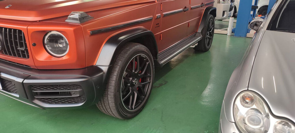 メルセデス AMG G63　ローダウン